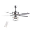 Modern Metal Chandelier Ceiling Fan