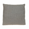 20" x 20" Black and Beige Woven Square Accent Throw Pillow