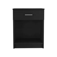 Modern and Eco Black Bed and Bath Nightstand