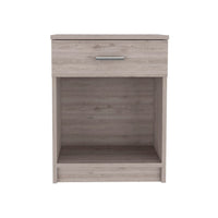 Sophisticated and Stylish Light Grey Eco Nightstand