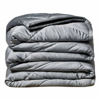 Grey Bamboo Weighted Breathable Throw Blanket