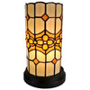 11" Tiffany Style Mosaic Tile Accent Table Lamp