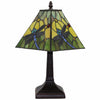 15" Tiffany Style Blue Dragonflies Table Lamp