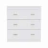 32" White Manufactured Wood Six Drawer Standard Dresser