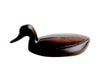 Espresso Solid Teak Wood Handmade Duck Sculpture