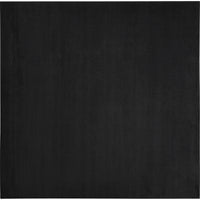 9' X 9' Black Square Non Skid Indoor Outdoor Area Rug