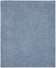 10' X 14' Blue And Grey Striped Non Skid Indoor Outdoor Area Rug