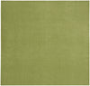 9' X 9' Green Square Non Skid Indoor Outdoor Area Rug