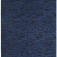 8' X 10' Midnight Blue Non Skid Indoor Outdoor Area Rug