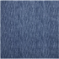 9' X 9' Navy Blue Square Non Skid Indoor Outdoor Area Rug