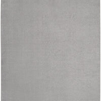 8' X 10' Silver Grey Non Skid Indoor Outdoor Area Rug