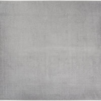 9' X 9' Silver Grey Square Non Skid Indoor Outdoor Area Rug