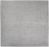 9' X 9' Silver Grey Square Non Skid Indoor Outdoor Area Rug