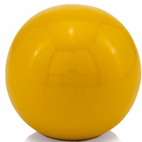 4" Yellow Metal Decorative Orb