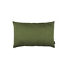 Set Of Two 12" X 20" Fern Green Zippered Polyester Lumbar Pillow Cover