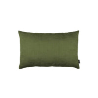 Set Of Two 12" X 20" Fern Green Zippered Polyester Lumbar Pillow Cover