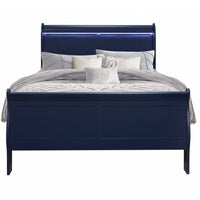 Solid Wood Standard Upholstered Bed