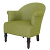 29" Green on Green Design Polyester Blend Solid Color Armchair