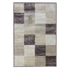 2' X 3' Beige Geometric Power Loom Stain Resistant Area Rug