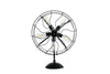 24" Black Industrial Fan Design Metal Table Lamp