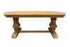 84" Natural Rectangular Solid Wood Dining Table