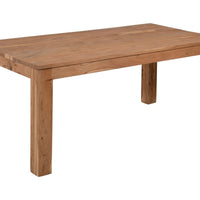 72" Natural Rectangular Solid Wood Dining Table