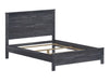 Solid Wood Twin Grey Bed Frame