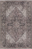 8' X 10' Brown Oriental Distressed Non Skid Area Rug