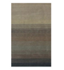 9' X 12' Indigo And Tan Hand Loomed Non Skid Area Rug