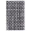 5' X 8' Black And Charcoal Medallion Hand Loomed Area Rug