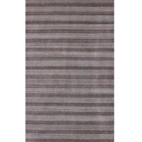 5' X 8' Rust And White Hand Loomed Area Rug