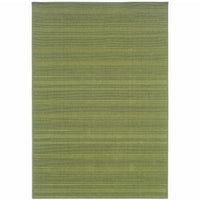 9' X 13' Green Stain Resistant Indoor Outdoor Area Rug