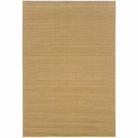 8' X 11' Beige Stain Resistant Indoor Outdoor Area Rug