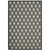 10' X 13' Beige Geometric Stain Resistant Indoor Outdoor Area Rug