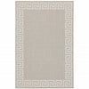 8' X 10' Grey Stain Resistant Indoor Outdoor Area Rug