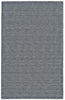 4' X 6' Gray And Blue Wool Hand Woven Stain Resistant Area Rug