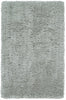 8' X 11' Gray Silver And Taupe Shag Tufted Handmade Stain Resistant Area Rug