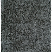 2' X 3' Gray Shag Tufted Handmade Stain Resistant Area Rug