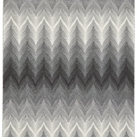 5' X 8' Gray And White Geometric Area Rug