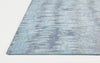 5' X 8' Blue Green And Gray Abstract Tufted Handmade Area Rug