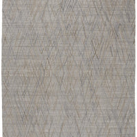 4' X 6' Gray And Blue Abstract Hand Woven Area Rug