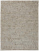 9' X 12' Gray And Taupe Abstract Hand Woven Area Rug