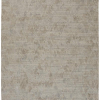 9' X 12' Gray And Taupe Abstract Hand Woven Area Rug