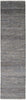 10' Gray Wool Striped Hand Knotted Runner Rug