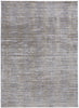 5' X 8' Taupe Silver And Tan Abstract Power Loom Area Rug