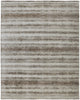 10' X 14' Tan Ivory And Brown Abstract Hand Woven Area Rug