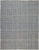 10' X 14' Gray Ivory And Blue Hand Woven Area Rug