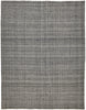 8' X 10' Gray And Ivory Hand Woven Area Rug