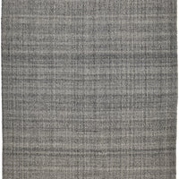 9' X 12' Gray And Ivory Hand Woven Area Rug