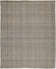 5' X 8' Ivory Tan And Gray Hand Woven Area Rug